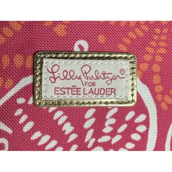 Lilly Pulitzer For Estée Lauder Sand Dollar Pink Beach Tote Bag - Picture 3 of 4